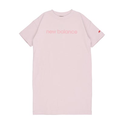 ニューバランス New Balance ジュニア 半袖Tシャツ リニアロゴ ルーズフィットドレス ABD35052 （SEA SALT MUSHROOM）