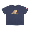 ニューバランス New Balance ジュニア 半袖Tシャツ ショートスリーブTシャツ ABT35053 （NB NAVY TOBACCO）