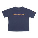 ニューバランス New Balance ジュニア 半袖Tシャツ リニアロゴルーズフィットショートスリーブ ABT35050 NB NAVY TOBACCO 