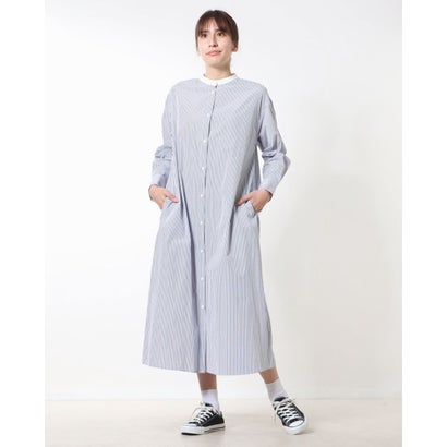 ドゥアルシーヴ アウトレット DOUX ARCHIVES outlet ストライプシャツワンピース （GRY）