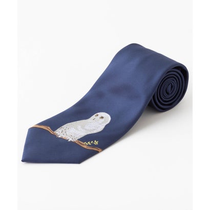 チルワーク バイ クイトランニング CHILLWORK by Quit Running 総柄とろみネクタイ 犬・猫やアートモチーフ 幅広め （その他1）