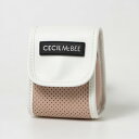 セシルマクビーグリーン CECIL McBEE green カラビナ付きマルチケース （PI×WH）