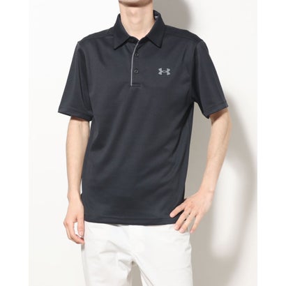 アンダーアーマー UNDER ARMOUR メンズ 半袖ポロシャツ UA Tech Polo 1290140 (Black / Graphite / Graphite)