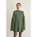 CABLE KNIT `jbN GRN