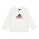 アディダス adidas ジュニア 長袖Tシャツ YB MH ロングスリーブ Tシャツ IA9303 (ホワイト)