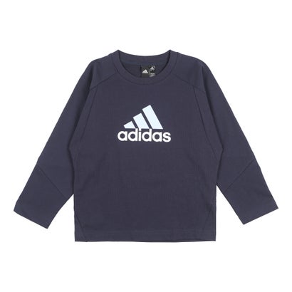 アディダス adidas ジュニア 長袖Tシャツ YB MH ロングスリーブ Tシャツ IA9300 （レジェンドインク）