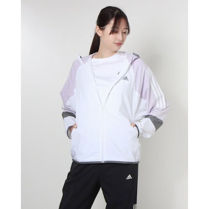 アディダス adidas レディース クロスジャケット W SE TEAM CL JKT IA5202 （ホワイト/シルバードーン）