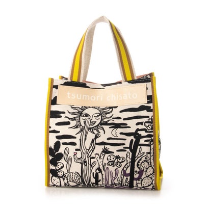 ツモリチサト キャリー tsumori chisato CARRY サボテンと太陽 トートバッグ Mサイズ (ベージュ)