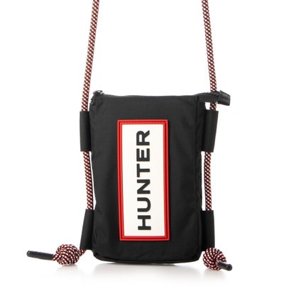 楽天LOCOMALL（ロコンド公式ストア）ハンター HUNTER トラベル リップストップ フォンポーチ （BLACK/RED BOX LOGO）