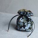 ミレム mirem Jacquard pouch (BLACK)