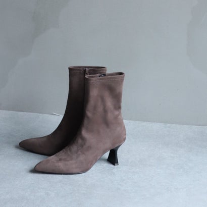 ミレム mirem Suede stretch boots （GREIGE）