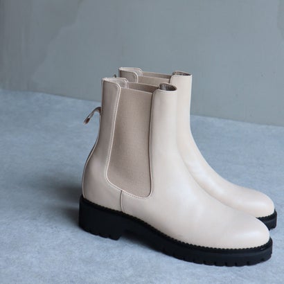 ミレム mirem Track sole side gore boots （IVORY）