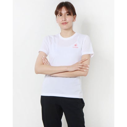 ルコックスポルティフ le coq sportif レディース 半袖機能Tシャツ エコペットショートスリーブシャツ QMWTJA30Z （ホワイト）