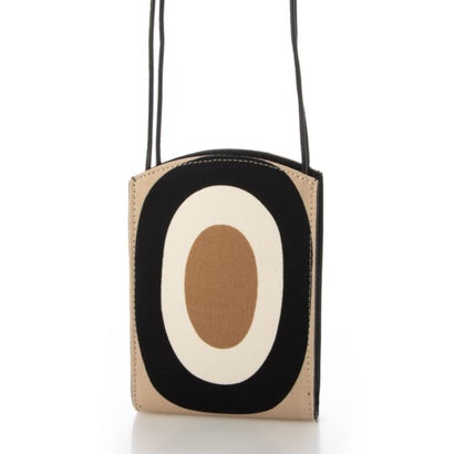 マリメッコ marimekko Melooni Pocket Bag （Beige/Black）