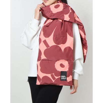 マリメッコ marimekko Loraine Unikko Stole （Dark Red/Pink）