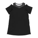 ティゴラ TIGORA ジュニア 半袖機能Tシャツ icool ワンピース TR-9A4273OPG (ブラック)