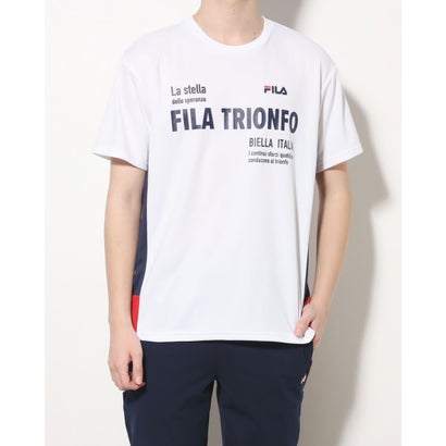 フィラ FILA メンズ 半袖機能Tシャツ 冷感メッシュTシャツ FL-9A10033TS ホワイト 