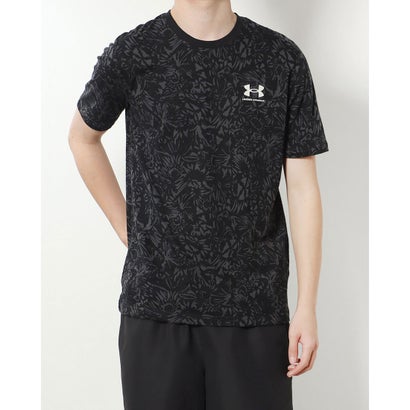 アンダーアーマー UNDER ARMOUR メンズ 半袖Tシャツ UA CHARGED COTTON SHORT SLEEVE PRINTED 1378364 （Black / /）