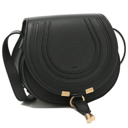 クロエ Chloe ショルダーバッグ マーシー サドルバッグ ブラック レディース Chloe CHC22AS680I31 001 （ブラック）