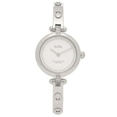 コーチ COACH レディース 時計 ケリー 26mm クォーツ ホワイト シルバー COACH 14504081 ステンレススチール （ホワイト）