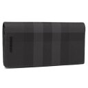 バーバリー 長財布 ブラック メンズ BURBERRY 8054785 8064598 8070199 A1208 一粒万倍日 (ブラック)(4)
