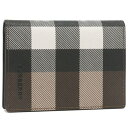 バーバリー 定期入れ（メンズ） バーバリー カードケース フリント ブラウン メンズ BURBERRY 8052798 8072739 A8900 一粒万倍日 （マルチカラー）