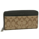 コーチ COACH 財布 長財布 アウトレット メンズ COACH F58112 QBTN2 カーキ 一粒万倍日 (ブラウン)