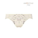アモスタイル バイ トリンプ AMOSTYLE BY Triumph チャーミングラマースリムライン サニタリーショーツ マーブルアモスタイルステッチ 965【返品不可商品】 (クリーム)