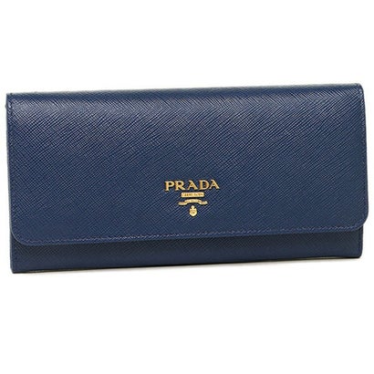 プラダ 長財布 レディース プラダ PRADA 長財布 PRADA 1MH132 QWA F0016 ネイビー 一粒万倍日 （ブルー）