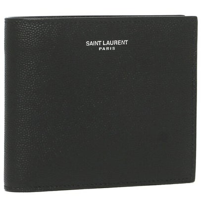 サンローラン SAINT LAURENT 財布 二つ折り財布 メンズ クラシック サンローラン イーストウエスト SAINT LAURENT PARIS 396303BTY0N 1000 ブラック （ブラック）