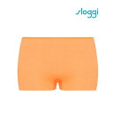 スロギー sloggi スロギー ナチュラルヒップ 1分丈ボーイズレングスショーツ M-L 【返品不可商品】 (アプリコット)