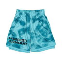 アンダーアーマー UNDER ARMOUR ジュニア ショーツ UA Stunt 3.0 Plus Shorts 1373527 （Glacier Blue / Glacier Blue / Black）