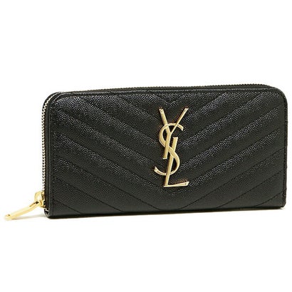 サンローラン SAINT LAURENT 財布 長財布 SAINT LAURENT PARIS 358094 BOW01 1000 MONOGRAMME YSL ZIP ..