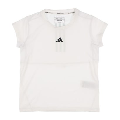 アディダス adidas ジュニア 半袖Tシャツ YG TRAIN ICONS_3S Tシャツ IC0358 ホワイト/ブラック/ブルードーン 