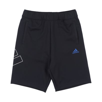 アディダス adidas ジュニア ショーツ YB カラーブロック_ウォームアップショーツ IB0283 （レジェンドインク）