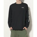 デサント DESCENTE メンズ 長袖Tシャツ スリーブロゴロングスリーブシャツ DMMVJB56 （BK）