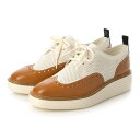 コール ハーン COLE HAAN オリジナルグランド プラットフォーム ウィングチップ オックスフォード womens (ピーカン / アイボリー)(4)