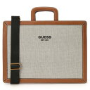 ゲス GUESS NEW WANDERLUXE Doc Case W Handle (BRO) トートバッグ トートバッグ