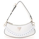 ゲス GUESS CORINA Top Zip Shoulder Bag （WHI） ハンドバッグ ショルダーバッグ レディース