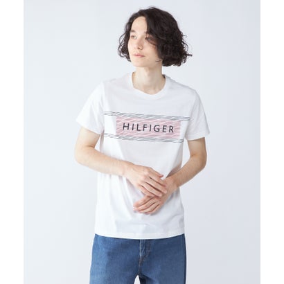 トミー ヒルフィガー TOMMY HILFIGER IM BRAND LOVE CHEST TEE （ホワイト）