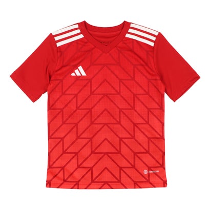 アディダス adidas ジュニア サッカー/フットサル 半袖シャツ KIDS TEAM ICON 23_ジャージー HR2652 （チームパワーレッド）