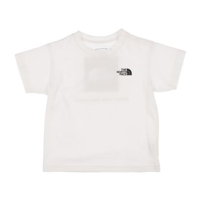 ザ ノース フェイス THE NORTH FACE ジュニア アウトドア 半袖Tシャツ B S/S Back Square LogoTee_ベビー ショートスリーブバックスクエアロゴティー NTB32333 （ホワイト）