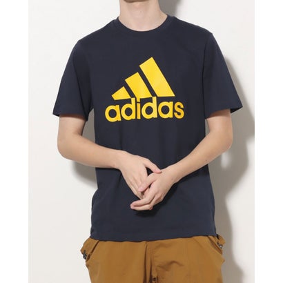 アディダス adidas メンズ 半袖Tシャツ M ESS BL SJ Tシャツ IC9359 （レジェンドインク/ボールドゴールド）