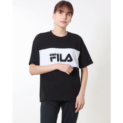 フィラ トップス レディース フィラ FILA レディース 半袖機能Tシャツ ウエストドロストTシャツ FL-9A20113TS （ブラック）