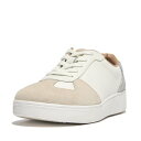 フィットフロップ fitflop RALLY LEATHER/FELT/SUEDE PANEL SNEAKERS （Urban White/Tiptoe Grey）