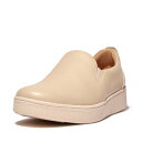 フィットフロップ fitflop 【23AW】RALLY LEATHER SLIP-ON SKATE SNEAKERS （Stone Beige）