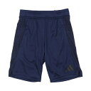 アディダス adidas ジュニア ショーツ YB TI ヘザーショーツ IC5408 (ダークブルー/ブラック)