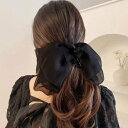 ビックリボン バレッタ ヘアアクセ韓国風