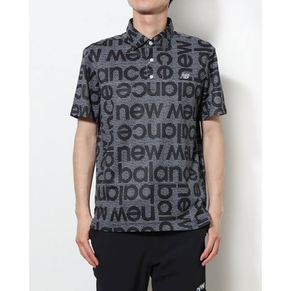 ニューバランス New Balance メンズ ゴルフ 半袖シャツ S/SLEEVE COLLAR SHIRT 0123168009 （ブラック）