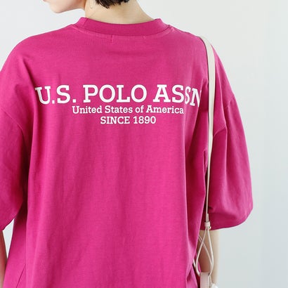 ジーラ GeeRA 【US POLO ASSN】バックロゴTシャツ （ピンク）